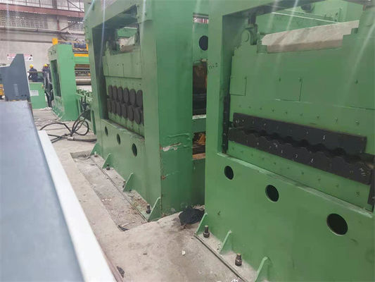 La lamiera di acciaio pesante del calibro ha tagliato alla linea macchina di lunghezza per il acciaio al carbonio laminato a caldo