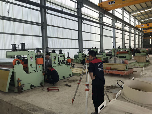 lamiera di acciaio media della bobina del calibro 100mpm che fende linea (1-5) x1500