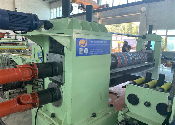 Metallo ad alta velocità automatico che fende linea macchine di taglio della bobina di acciaio inossidabile 0.3-3 x 1600