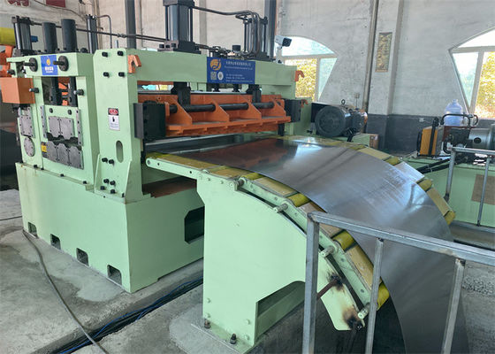 Bobina d'acciaio di alta precisione SS304 che fende linea macchine 0.3-3 x 1600