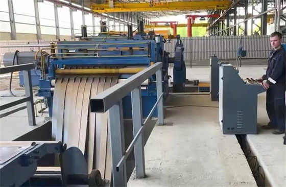 Precisione delle taglierine del gemello di Exchangable che fende linea bobina d'acciaio avanzata che fende linea